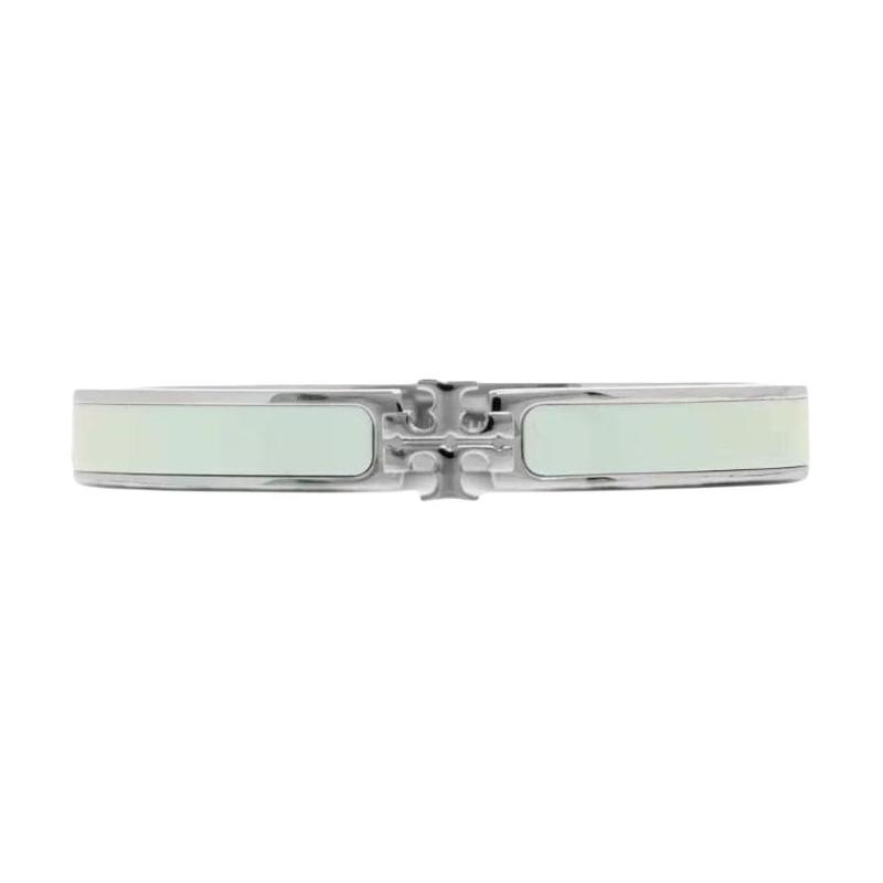 TORY BURCH Logo details stainless steel bracelet women's light 176492-light green M