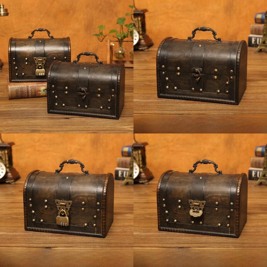 Classic Wooden Storage Chest For Home Office And Decorative Use