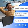 Lumbar Support Pillow For Car, Lower Back Support For Driving Seat Memory Foam Lumbar Pillow For Office Chair - Back Pain Relief For Car Seat,