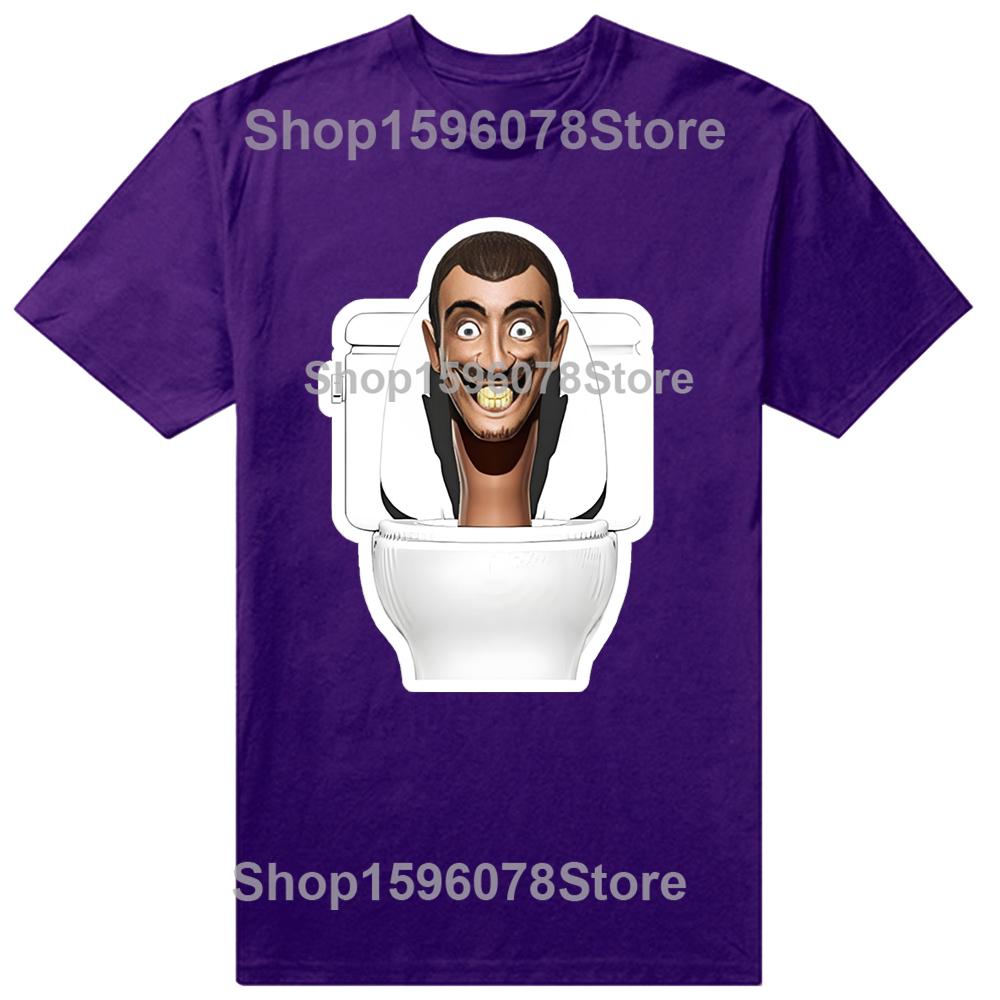 Скибиди Туалет Туалетный Человек Смешной Мультяшный Мультивселенная Футболки Унисекс Летние Топы Принт Оригинальный Дизайн Подарки Футболка Уличная Одежда
