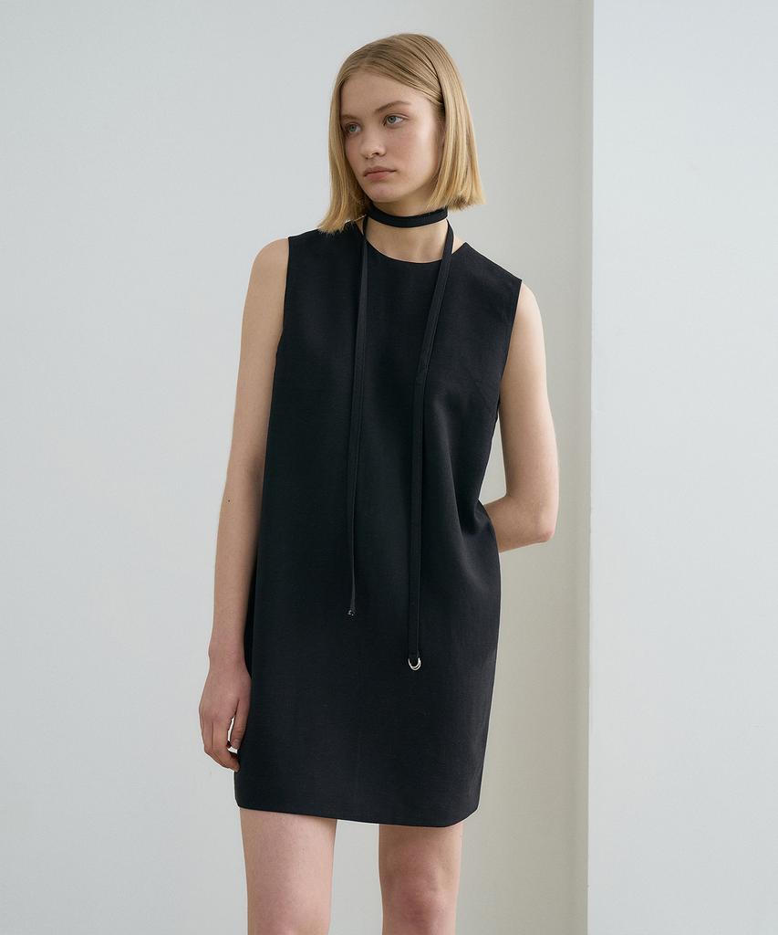 Rene J Belted Basic Mini Dress
