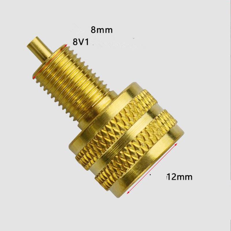 Tyre Valve Adapter Reducer Cap Cat Loader Earth Mover EM Truck Wheel Large Bore Tractor Copper Tire Valve Converter