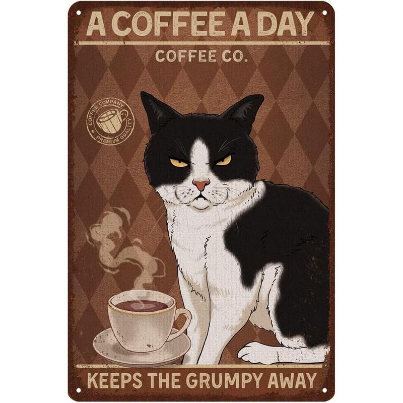 Cats Metal Tin Signs Being Normal Is Boring Wall Decoration Plaque Vintage Poster Iron Painting for Home Cafe Garden Club Bar