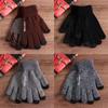 Men Women Non-slip Phone Touch Touch Screen Full Finger Mittens Warm Gloves Wool Knitted