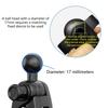 360 Degree Adjustable Rotation Phone Brackets Adhesive Base 17mm Ball Joint Adapter For Handfree Video Calls