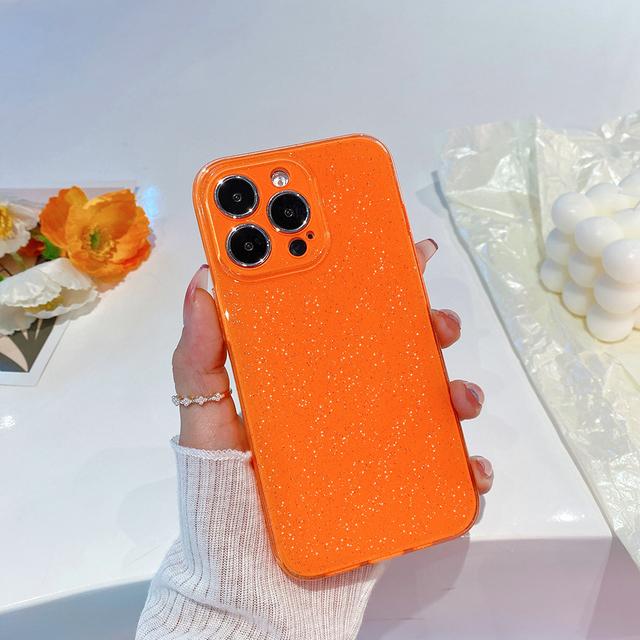Блестящий модный противоударный чехол ярких цветов для Iphone 11 12 13 14 Pro Xs Max X Xr 7 8 Plus, роскошная блестящая мягкая задняя крышка