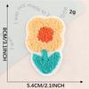 Нашивка вышитая этикетка подсолнечник полотенце вышитая наклейка на ткань одежда аксессуары значок рука счет DIY тканевая этикетка вышитая наклейка