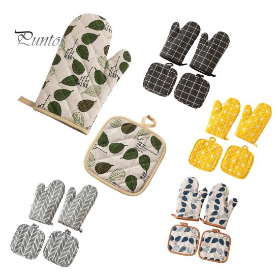 Набор термостойких прихваток и держателей для кастрюль Удобное хранение Высокая термостойкость До 500 градусов по Фаренгейту Нескользящая ручка Необходимые принадлежности для кухни