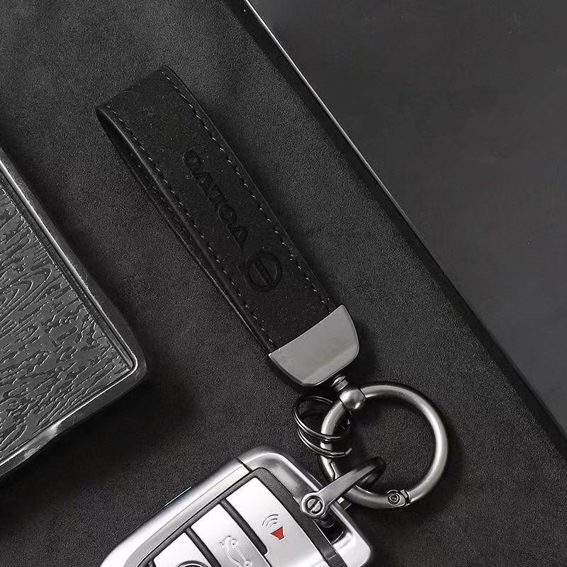 Кожаный автомобильный брелок Кольца для брелоков Металлический Кожаный для для Volvo XC40 XC90 V40 V90 V60 XC60 S80 S60 S90 C40 V70 XC70 Аксессуары