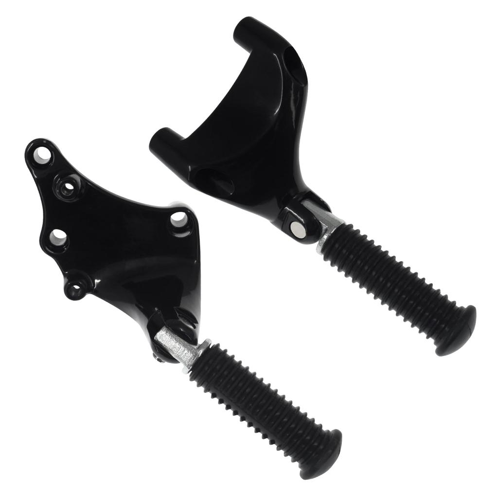 HDBUBALUS Motorcycle Rear Passenger Footpegs Tandem Step Kit Compatible with Harley Sportster Iron XL 883 2014-2022