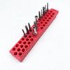 1PCS 43 Holes Magnetic Hex Bit Holder Organizer For 1/4inch Screwdriver Bit Storage Organizer Toolboxes Drill Bit Storage Box