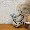 Cute Hand-painted Master Dog Ceramic Cup Exquisite Underglaze Color Afternoon Tea Coffee Cup Children's Breakfast Oat Milk Cup