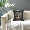 Tree of Life Mystic Viking Pillowcase Bed Cart Holy Gold Cushion Cover Decorative Pillowcase