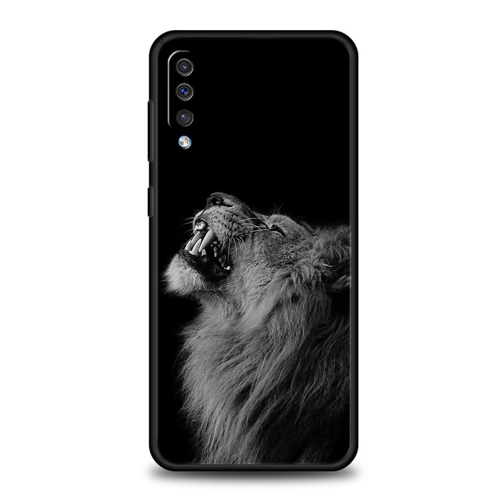 Lion Wild Animals Phone Case For Samsung A54 A52 A24 A14 A50 A72 A70 A30 A40 A20S A20E A02S A12 A22 A34 A42 A32 5G A04s Cover