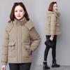 Одежда из хлопка, женская новая зимняя одежда с хлопковой подкладкой, одежда из хлеба, свободное утолщенное пальто