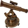 Brass Nautical Alidade Telescope Compass Surveying Theodolite Marine Home Office Table Decor  Survey Transit Telescope Instrument Compass