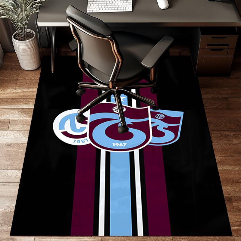 Trabzonspor Crest Emblem Rug Office Floor Mat - Machine Washable for Bedroom, bedroom, livingroom, Room Decor Fan Gifts Christmas