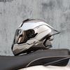 Motorcycle Helmet Men's and Women's Full Helmets Summer Locomotive Gundam Personality Big Tail Bluetooth Slot