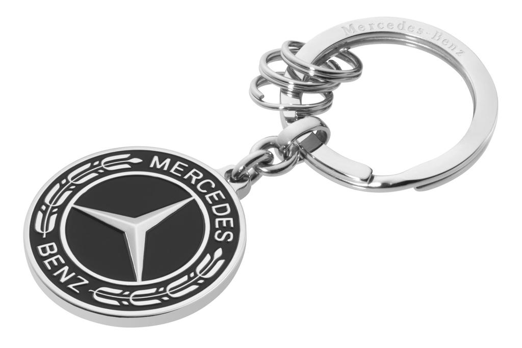 [Mercedes-Benz Collection] Genuine Key Ring Laurel Wreath Black