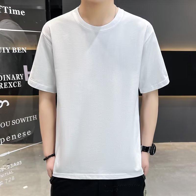 Men's Trendy Summer Japanese Style Polo Shirt - Short-Sleeved, Solid Color, Versatile Knitted Top