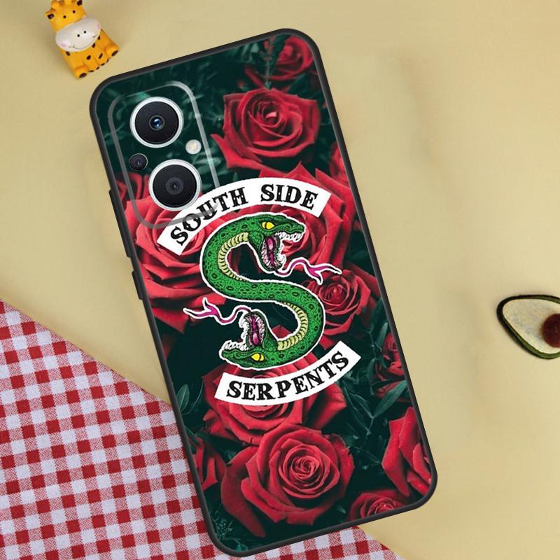 Riverdale South Side Serpents Phone Case For OPPO Reno 12 12F 13 13F 11 8T 7 8 10 Pro OPPO Find X8 X6 Pro X3 X5 Lite Cover