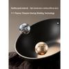 COOKER KING 28cm Wrought Iron Stir-fry Pan