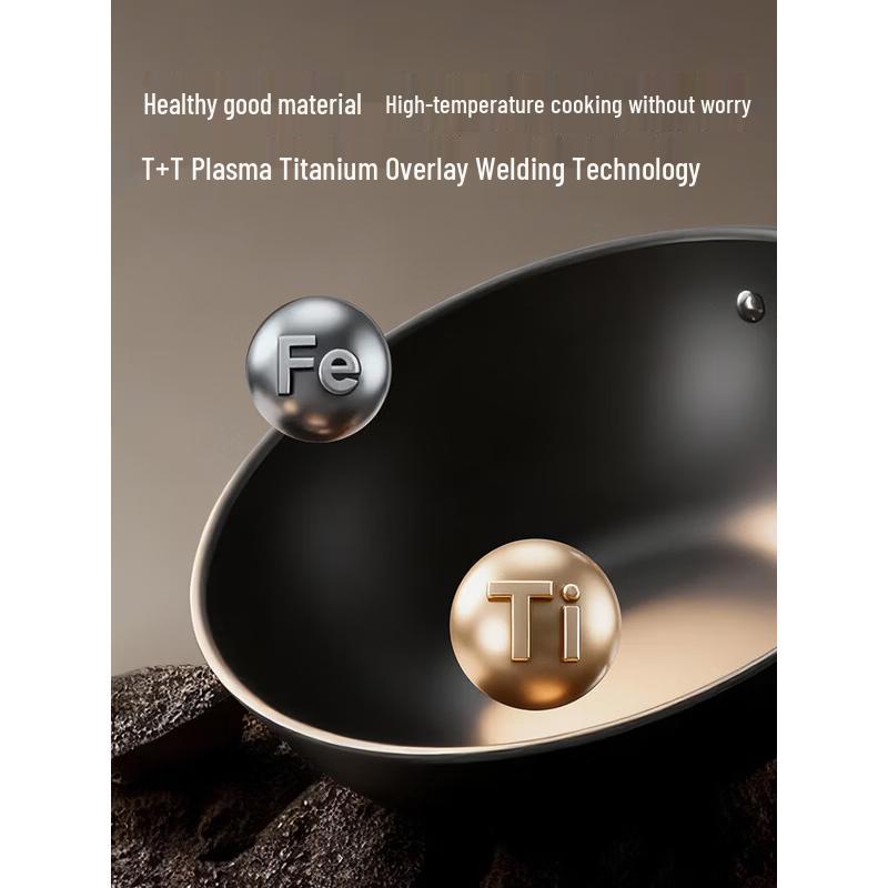 COOKER KING 28cm Wrought Iron Stir-fry Pan