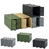 MOC WW2 военный контейнер, коробки для оружия, строительный блок, фигурка, армейский солдат, аксессуары, сделай сам, военный транспортный чехол, кирпич, детская игрушка
