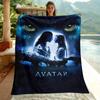 Фланелевое тонкое одеяло с принтом фильма «Аватар» в высоком разрешении. Одеяло на четыре сезона. Для дивана, кровати, гостиной, путешествий, пикника, подарков