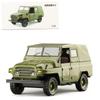 Масштаб 1/24, модель автомобиля Jeep Truck из сплава, игрушка в подарок со звуком и светом, армейский зеленый цвет