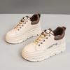 Fashion Women Shoes Trend Woman Chunky Sneakers Korea Hidden Increase Thickess Platform Shoes Outdoor Breathable Comfortable Casual Shoe