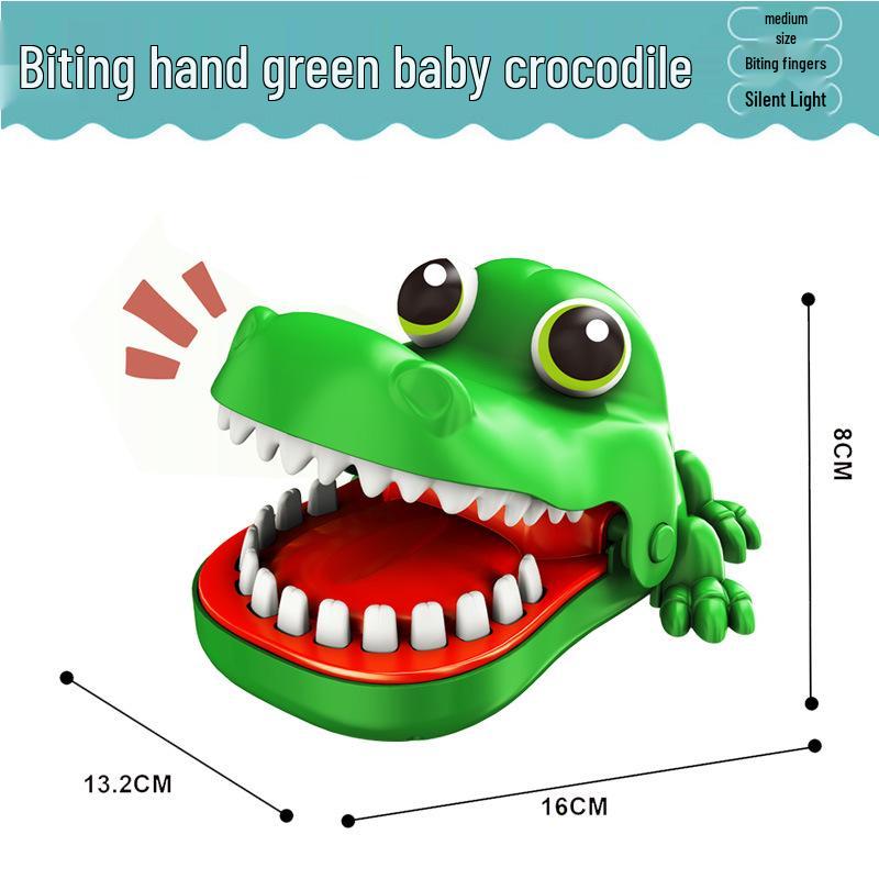 Большая игра с кусающимися зубами акулы и динозавра - игрушка-фокус для родителей и детей