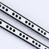 2Set Smooth Glide Bearing Drawer Slides 17Mm Wide Two Way Slide Drawer Glides 8"-17" Hardware Accessories Drawer Rail