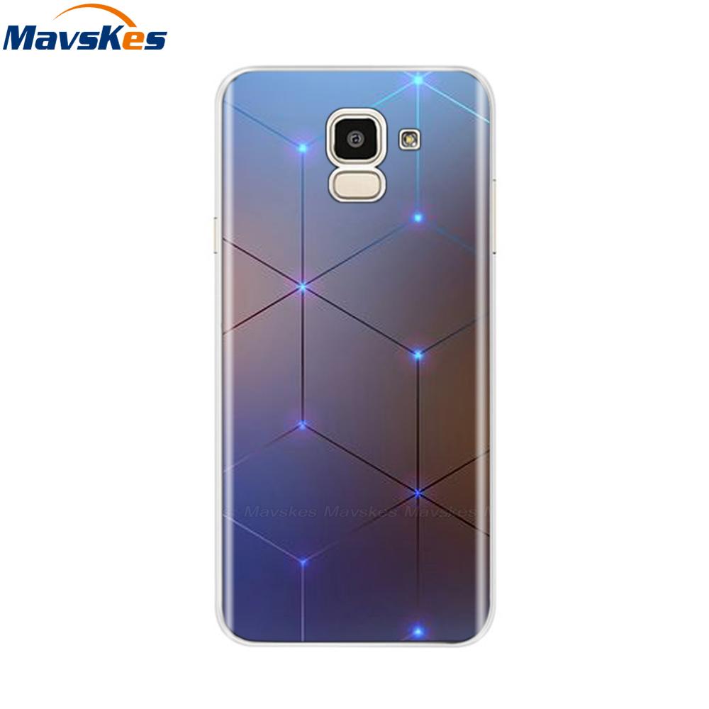 Чехол для Samsung Galaxy J6 2018 Мягкая задняя крышка из ТПУ-силикона sДля Coque Fundas Samsung J6 2018 J6 Plus 2018 Мягкие чехлы для телефона