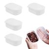 Liroyal Frozen Rice Containers (4-Pack) Microwave and Dishwasher Safe