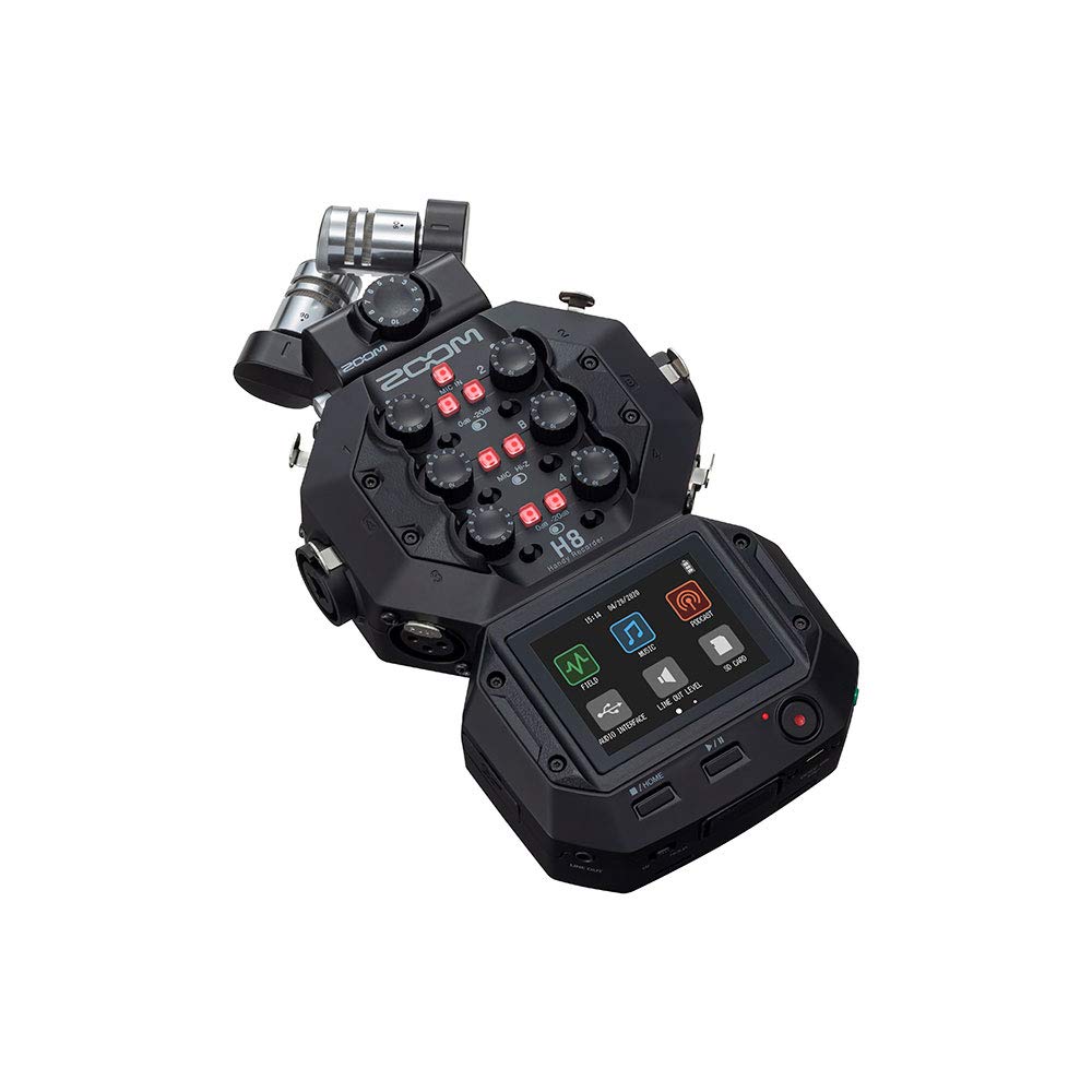 Zoom Handy Recorder Podcast Field Recorder 8 Channel Music Production [3 Year Manufacturer Extended Warranty Included] H8
