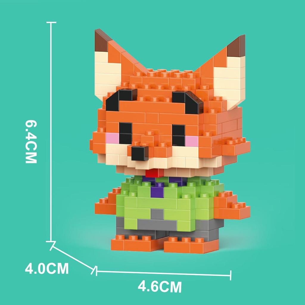 LEGO-Compatible Mini Building Blocks: Cartoon Figurines & Educational Toys