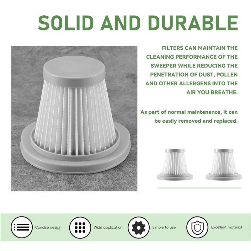 ABWR-Filters Фильтр для пылесоса Моющийся HEPA-фильтр Для пылесосов Deerma DX118C DX128C Аксессуары