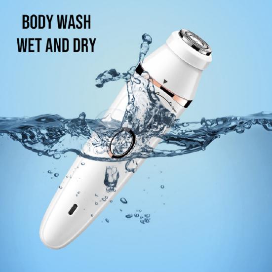 Многофункциональный женский электрический эпилятор USB перезаряжаемый водонепроницаемый устройство для удаления волос на лице, теле, в зоне бикини, на руках, ногах, триммер для удаления волос, бритва