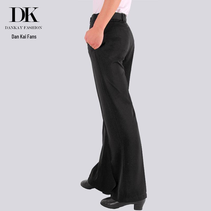 Dan Kai Мужские брюки больших размеров с широкими штанинами для бальных танцев на осень/зиму - для латиноамериканских и современных выступлений и соревнований.