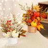 Fake Autumn Leaf Harvest Festival Pot Ornament  Table Decorations