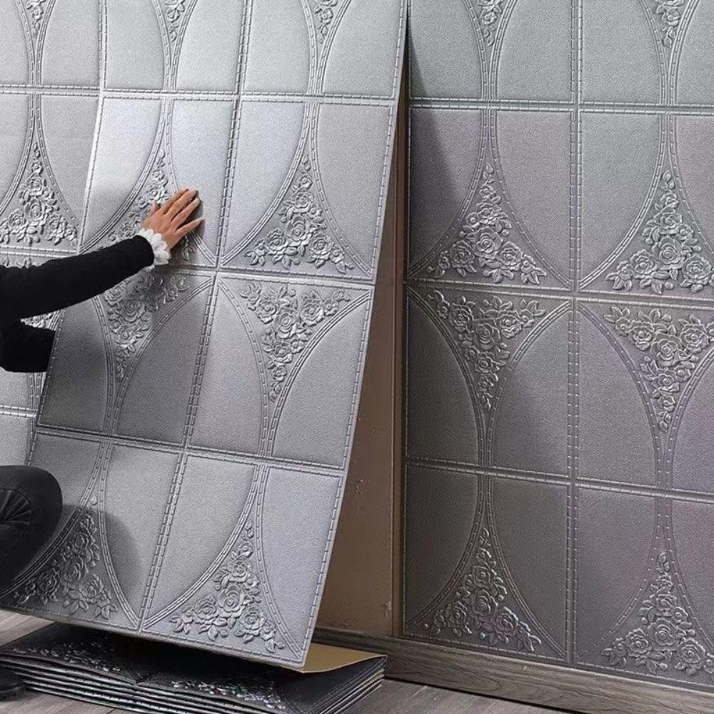 Водонепроницаемая наклейка на стену DIY 3D обои Новые пенопластовые обои