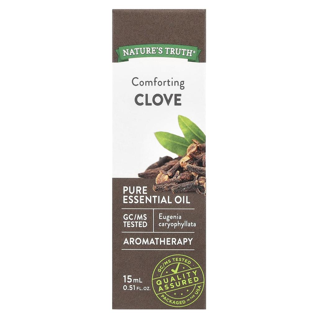 Nature's Truth Pure Essential Oil, Comforting Clove, 15 Ml (0.51 Fl Oz)