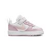 Nike Кроссовки Court Borough Low для малышей, розово-белые, для младенцев и малышей DQ0493-100