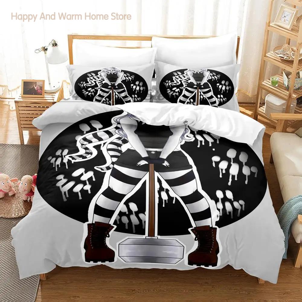 Creepypasta Bedding Collection Single Twin Full Queen King Size Bed Collection Aldult Boys Bedroom Duvetcover Collections Anime Roupas De Cama