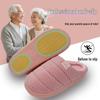 Зима 2025 Нескользящие плюшевые тапочки для женщин и мужчин: Разработано для пожилых людей, мам и беременных женщин.