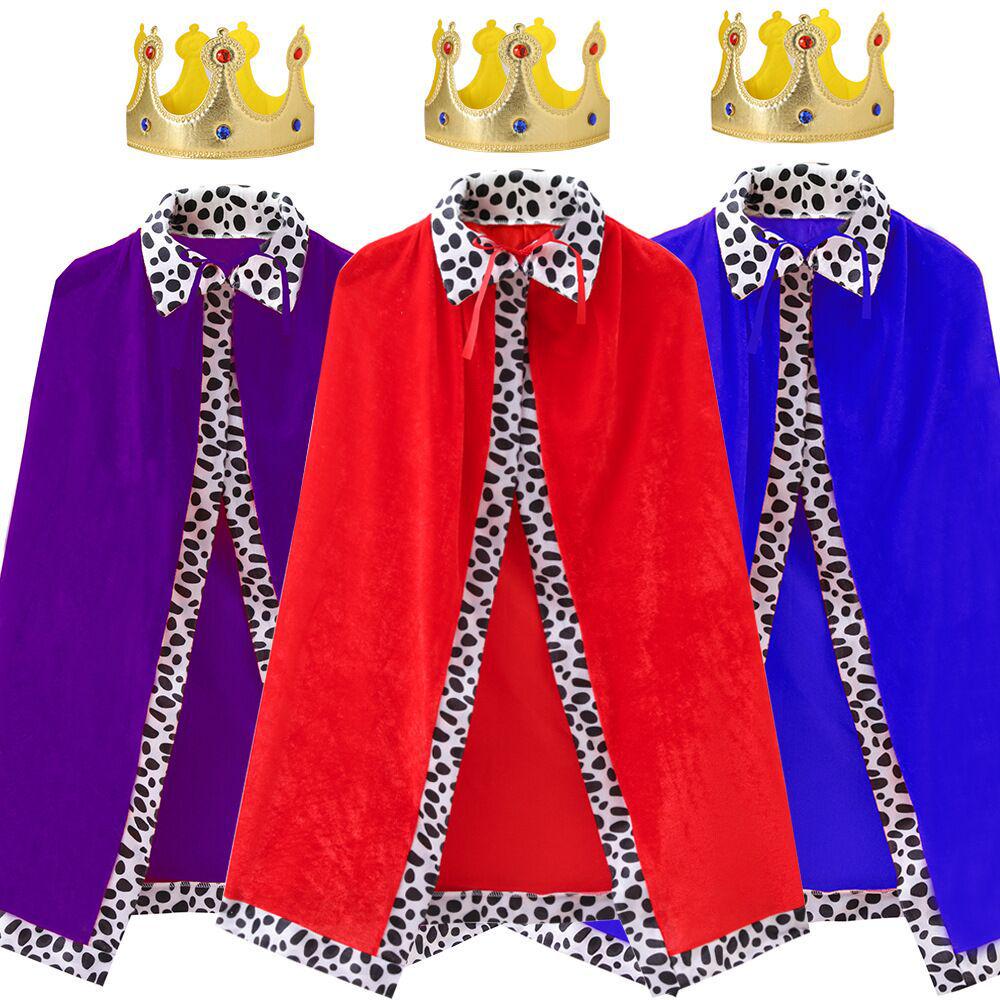 Kids' Royal Cloak - Halloween Cosplay Costume for Parent-Child
