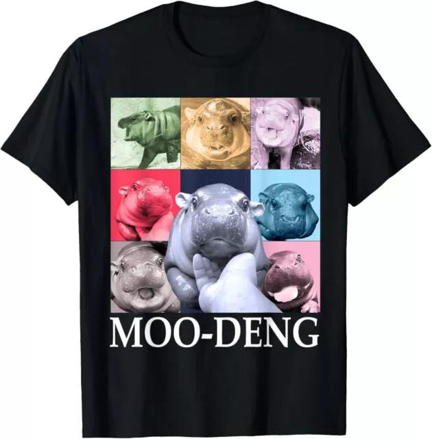 Baby Hippo Moo Deng Cute Bouncy Pig inGood Quality TShirt Size S5XL Unisex T-Shirt