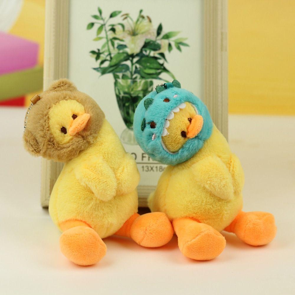 Мягкая уточка, сумка, кулон, животные, пушистая кукла, кавайная школьная сумка, кулон