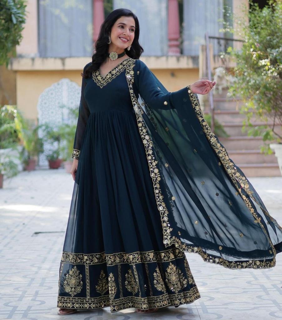 Дизайнерское готовое платье с комплектом дупатта, праздничная одежда, болливудская этническая курти, индийская, пакистанская